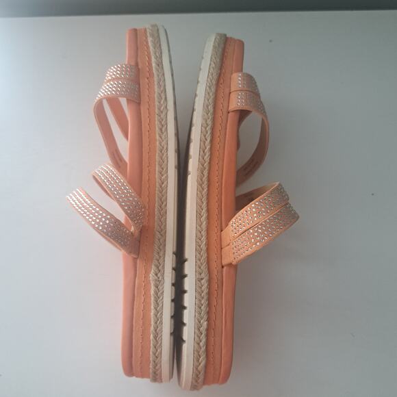 Vince Camuto Rallsan Strappy Crystal Women's Sandals Mimosa Size 8 - Picture 5 of 10